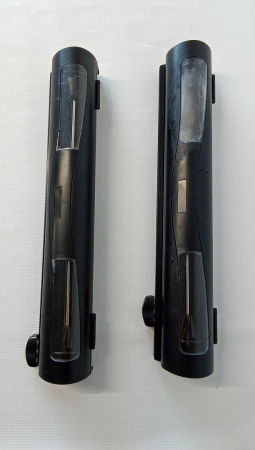 Set 2 dispensere de folie de aluminiu si alimentara Relaxdays, negru, 5 x 37 x 8 cm [1]