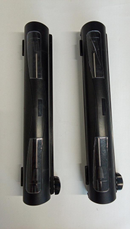 Set 2 dispensere de folie de aluminiu si alimentara Relaxdays, negru, 5 x 37 x 8 cm [1]