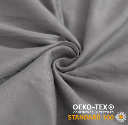 Set 2 fete de perna ATsense , 40 x 40 cm, 100% bumbac, gri cu fermoar [3]