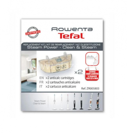 Fiare de calcat si masini de cusut - Set 2 filtre anticalcar pentru mop cu aburi Rowenta/Tefal, GROUPE SEB ZR005803