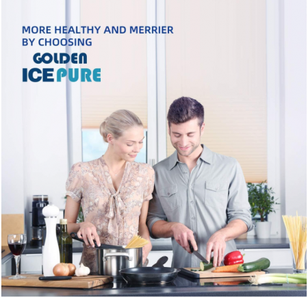 Set 2 filtre de carbon activ de 210 mm pentru hota Dehflex AK01, GOLDEN ICEPURE [6]