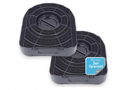 Aragaze si cuptoare cu microunde - Set 2 filtre de carbon DL-pro pentru hota Whirlpool, AEG, Electrolux