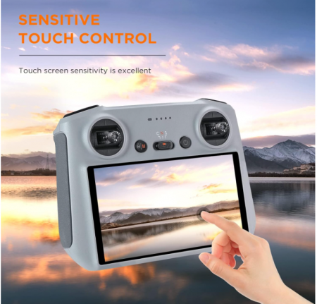 Set 2 Folii de Protectie ecran din sticla securizata CYNOVA pentru Controller Drona DJI Mini 3 Pro [5]