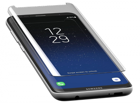 Set 2 folii de protecție ecran din sticlă securizată NOVAGO pentru Samsung Galaxy S8 Plus (S8+) [7]