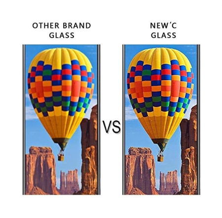 Set 2 Folii de protectie pentru ecran din sticla securizata NEW'C pentru iPhone 11, iPhone XR, duritate 9H [5]