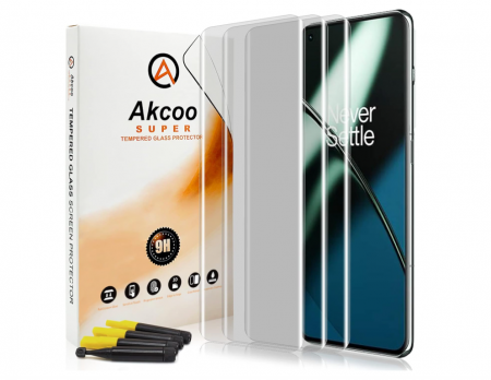 Set 2 folii protectie sticla securizata Akcoo pentru OnePlus 11 [0]