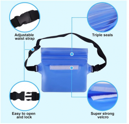 Set 2 genti impermeabile FORETOY pentru plaja sau sporturi acvatice [2]