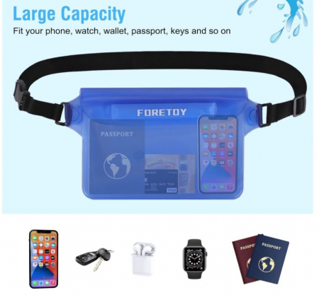 Set 2 genti impermeabile FORETOY pentru plaja sau sporturi acvatice [3]