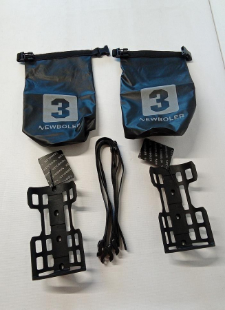 Set 2 genti pentru bicicleta Lixada, multifunctionale, 2x3L, impermeabil, negru [1]