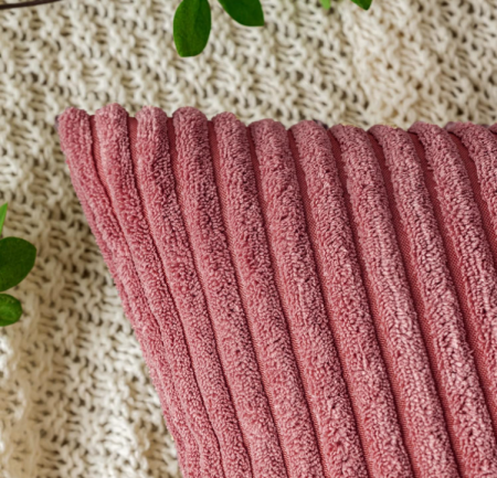 Set 2 Huse de pernă pentru canapea EMEMA 40x40cm, roz [2]