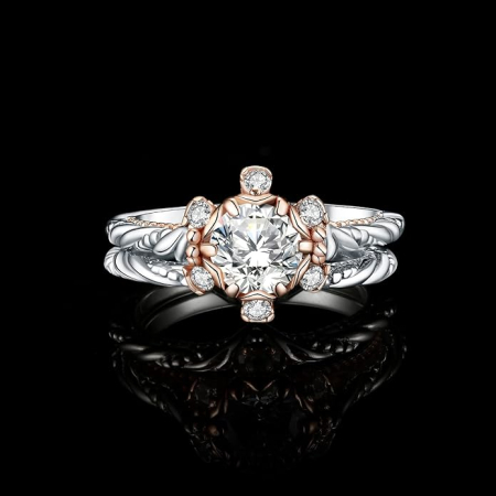 Set 2 inele de logodna pentru femei JewelryPalace [8]