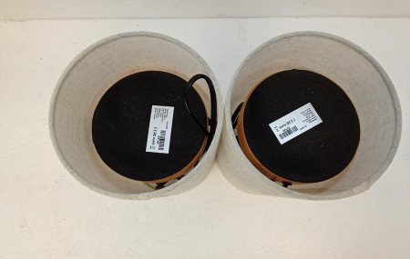 Set 2 lampi de noptiera LED Allesin, soclu bec E27, 2 porturi USB [3]