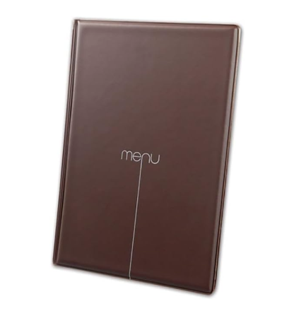 Set 2 meniuri A4, DAG STYLE I Love Menu, PVC, maro [2]