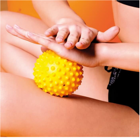 Set 2 Mingi de masaj TONKEY ACTIVE LIFE, 9 cm [4]