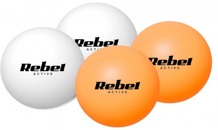 Set 2 palete/4 mingi pentru tenis de masa, Rebel RBA-4000 [9]