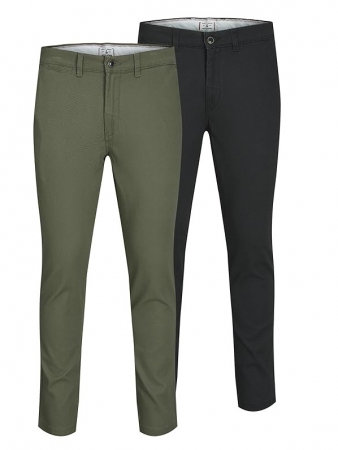 TOATE PRODUSELE - Set 2 perechi de pantaloni chino pentru barbati, JACK & JONES Jjimarco Jjdave Akm, 34W/30L