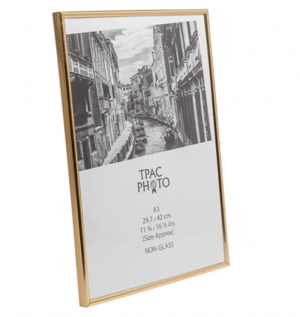 Set 2 rame pentru Poster/Certificat Hampton Frames, A3 (30x42cm), A3MARGLD [3]