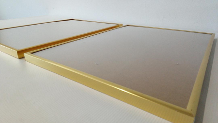 Set 2 rame pentru Poster/Certificat Hampton Frames, A3 (30x42cm), A3MARGLD [2]