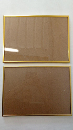 Set 2 rame pentru Poster/Certificat Hampton Frames, A3 (30x42cm), A3MARGLD [1]