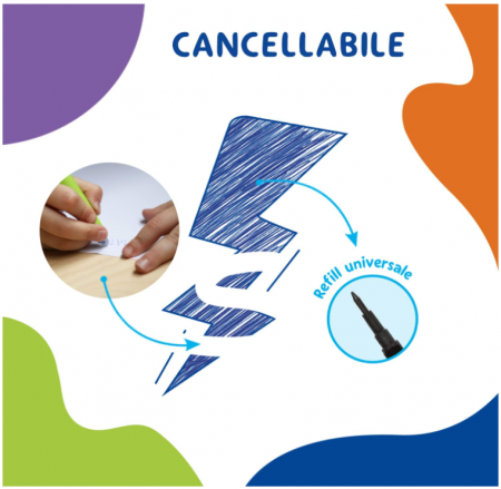 Set 2 rezerve universale pentru pix Pelikan, cerneală roșie, vârf M 0,7 mm [2]