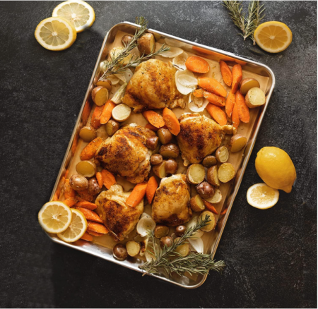 Set 2 tavi de copt din aluminiu KITCHENATICS, 24.4 x 33 cm [7]