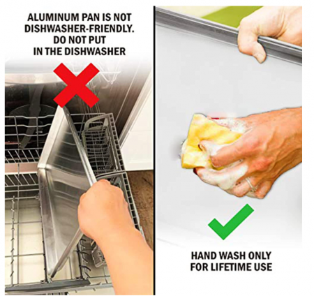 Set 2 tavi de copt din aluminiu KITCHENATICS, 24.4 x 33 cm [5]