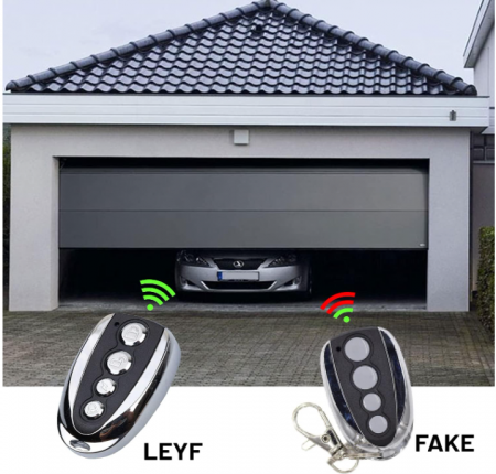 Set 2 Telecomenzi Automatizari Garaj, Porti, Bariere LEYF 2XniceV2-new 433 MHz compatibilă cu Nice Flor-S, DITEC, V2 [6]
