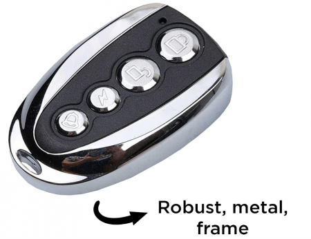 Set 2 Telecomenzi Automatizari Garaj, Porti, Bariere LEYF 2XniceV2-new 433 MHz compatibilă cu Nice Flor-S, DITEC, V2 [4]