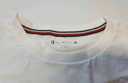 Set 2 tricouri cu maneca scurta pentru baieti Tommy Hilfiger, alb/gri, 12-14 ani, 152-164 cm [1]