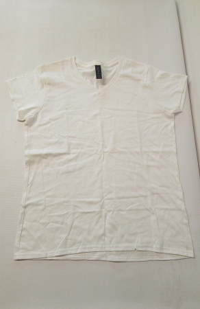 Set 2 tricouri cu maneca scurta pentru femei Gildan, alb, L [2]