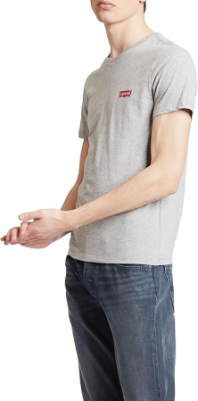 Set 2 tricouri cu maneca scurta pentru barbati Levi's, alb+gri, L [3]