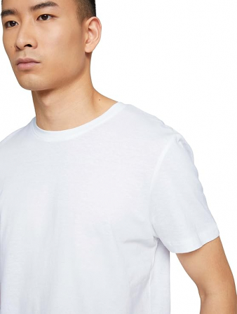 Set 2 tricouri cu maneca scurta pentru barbati Tom Tailor Denim, alb, M [5]