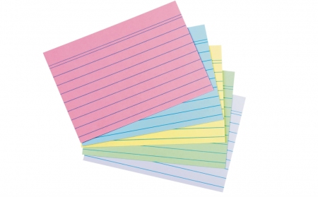 Set 200 foi A6 Herlitz, 5 culori, cu linii [1]