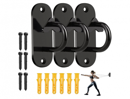 Set 3 ancore de perete pentru benzi de rezistenta Longzhuo [0]