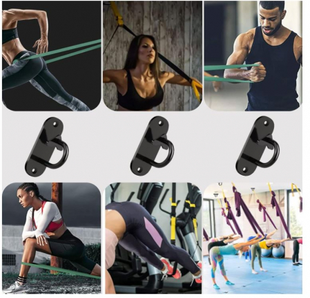 Set 3 ancore de perete pentru benzi de rezistenta Longzhuo [8]