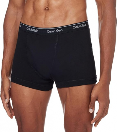 Fashion - Set 3 boxeri pentru bărbați Calvin Klein Cotton Classics, Marimea L