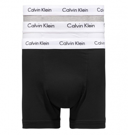 Set 3 boxeri pentru barbati Calvin Klein Trunk 3pk 0000U2662G, negru/alb/gri, L [6]