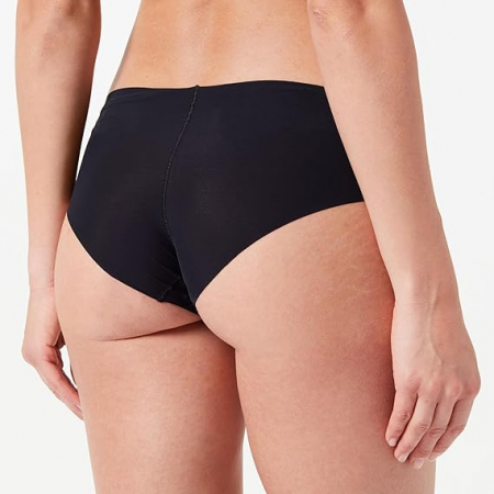 Set 3 chiloti pentru femei Calvin Klein Hipsters 000QD3559E, negru/alb/albastru, S [4]