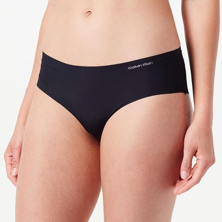 Set 3 chiloti pentru femei Calvin Klein Hipsters 000QD3559E, negru/alb/albastru, S [2]
