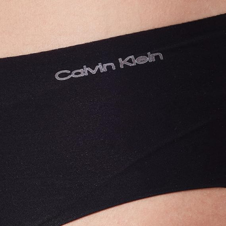 Set 3 chiloti pentru femei Calvin Klein Hipsters 000QD3559E, negru/alb/albastru, S [3]