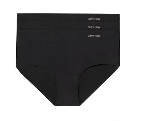 Set 3 chiloti pentru femei Calvin Klein Hipsters 000QD3559E, negru, M [0]