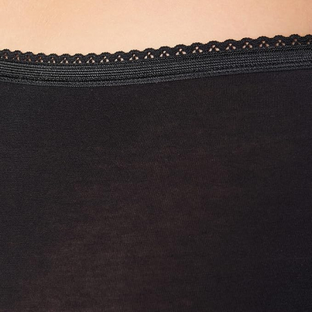 Set 3 chiloti pentru femei Playtex Cotton Stretch, x3 Maxi, negru, marime 44 [4]