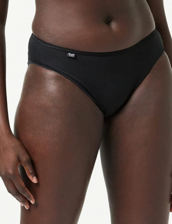 Set 3 chiloti pentru femei  Sloggi 24/7 Cotton Tai C3P, negru, 44 [1]