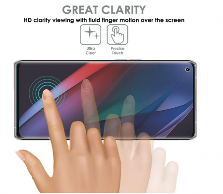 Set 3 folii protectie de ecran TECHGEAR pentru Oppo Find X3 Pro 5G [5]
