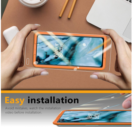 Set 3 folii protectie ecran din sticla securizata UniqueMe pentru Oneplus Nord [7]