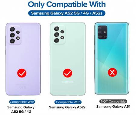 Set 3 folii protectie sticla securizata + 1 protectie camera iVoler pentru Samsung Galaxy A52/A52S 5G/4G [2]