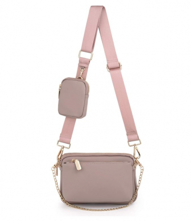 TOATE PRODUSELE - Set 3 genti de dama UTO, din piele sintetica, impermeabile, roz