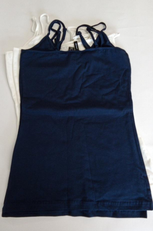 Set 3 Maiouri cu bretele subtiri, cu decolteu în V pentru femei Amazon Essentials, Marimea XS [1]