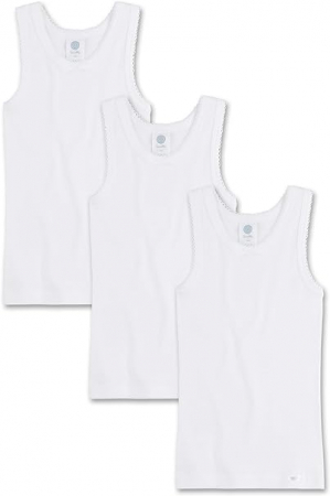 Lenjerie intima femei - Set 3 Moiouri Sanetta din bumbac pentru fete 33732, Marimea 116, 6 ani