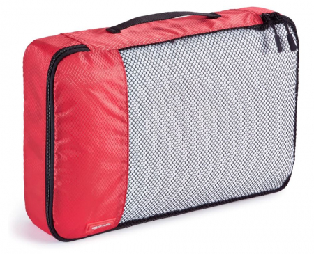 Set 3 oragnizatoare pentru calatorie Amazon Basics, rosu [4]